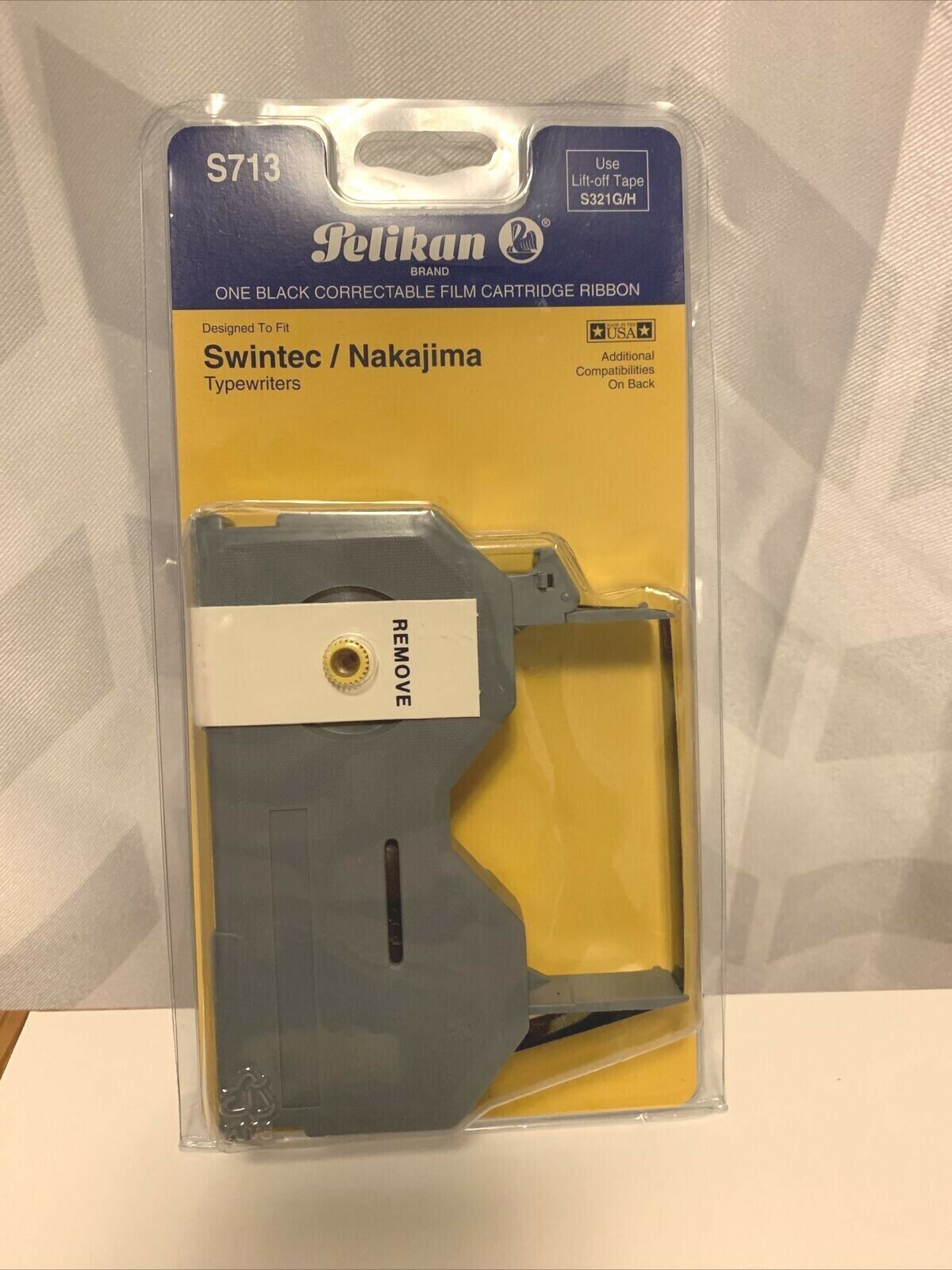 Pelikan Correctable Film Cartridge Ribbon Typewriter S321G/H Swintec/Nakajima +