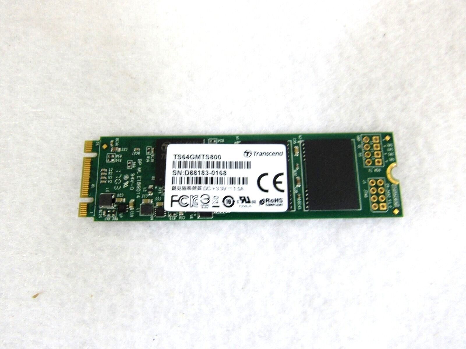 Transcend  64GB  Solid State Drive M10 Memory SSD M.2 2280 PCIe 3.0 XPoint HDD