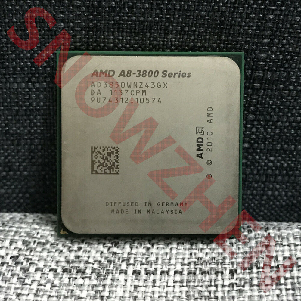 AMD A8-Series A8-3850 CPU Quad-Core 2.9 GHz 4M Socket FM1 Processor