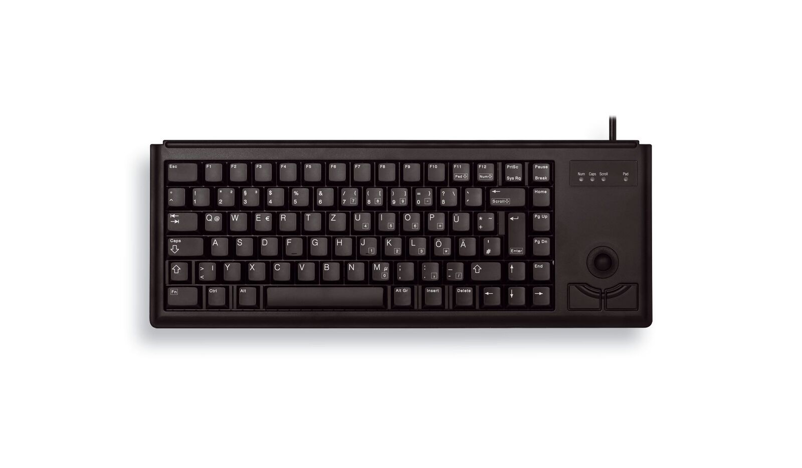 CHERRY Compact-Keyboard G84-4400, American layout, QWERTY keyboard, wired keyboa