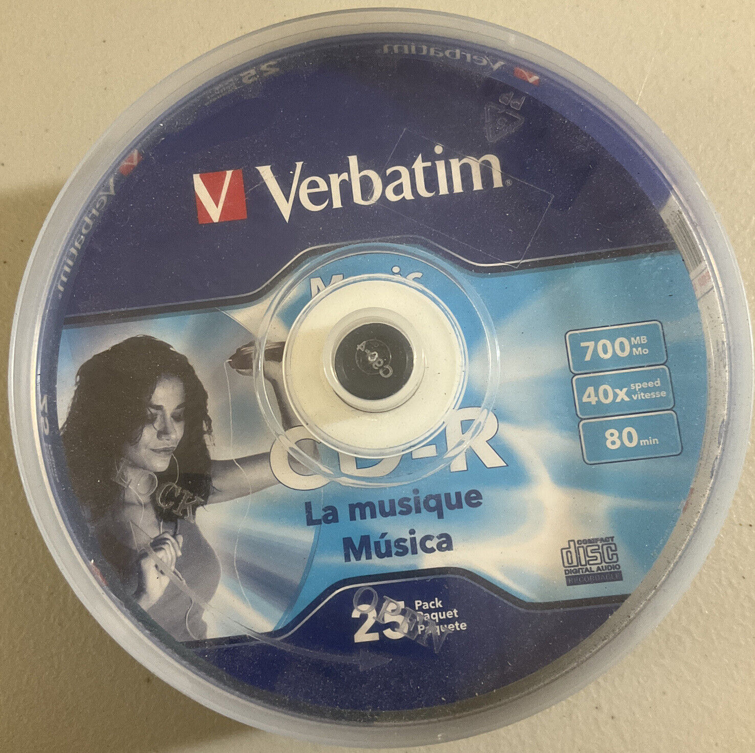 25 Verbatim Music CD-R 40X - 700MB