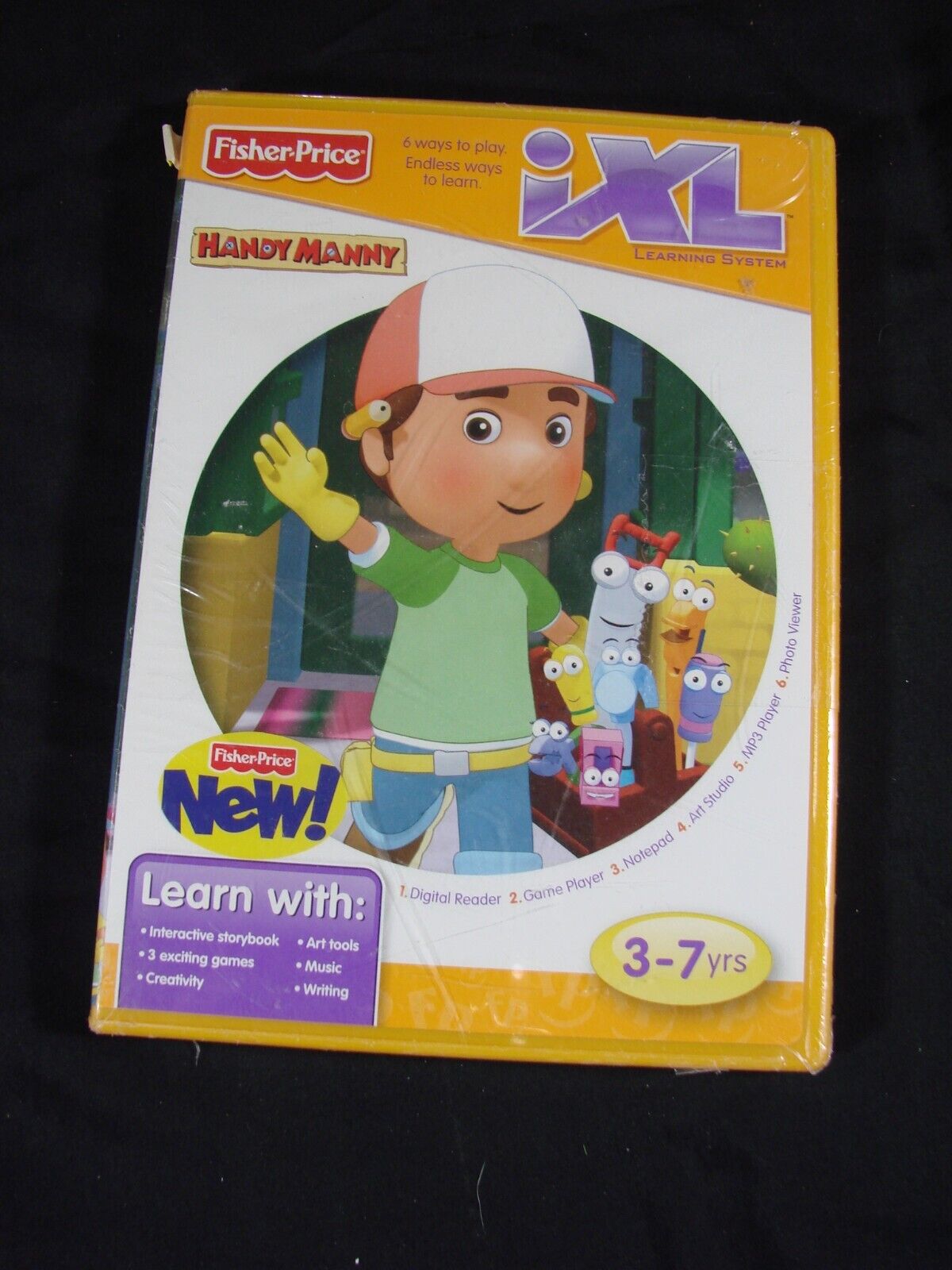 Fisher Price Handy Manny CD-ROM Software Learn NEW SEALED iXL 3-7yrs Home Teach