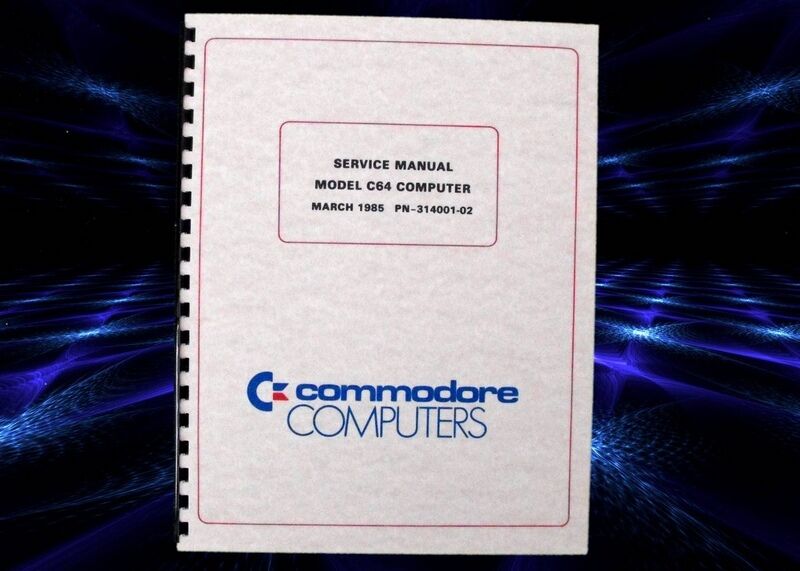 COMMODORE 64 C64 Computer Owners Service Manual With Schematics