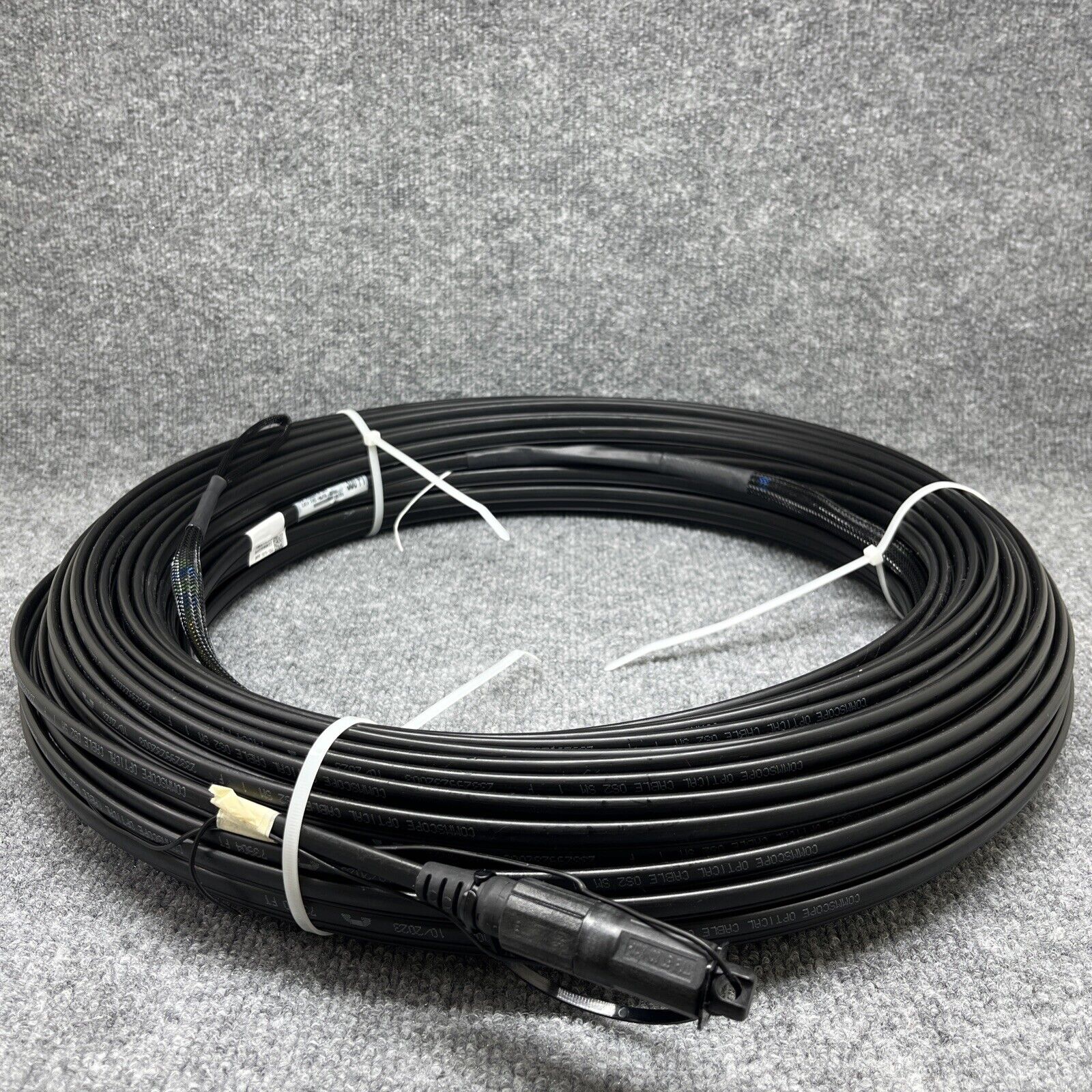 300ft CommScope FHD-HJ1B-0300F Fiber Drop Cable Assembly Locatable Flat SC/APC
