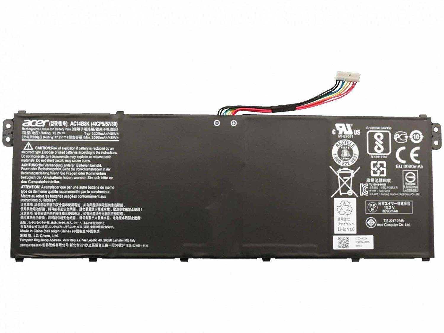 Genuine AC14B8K Battery for Acer Predator Helios 300 N17C1 PH315-51 PH317-51