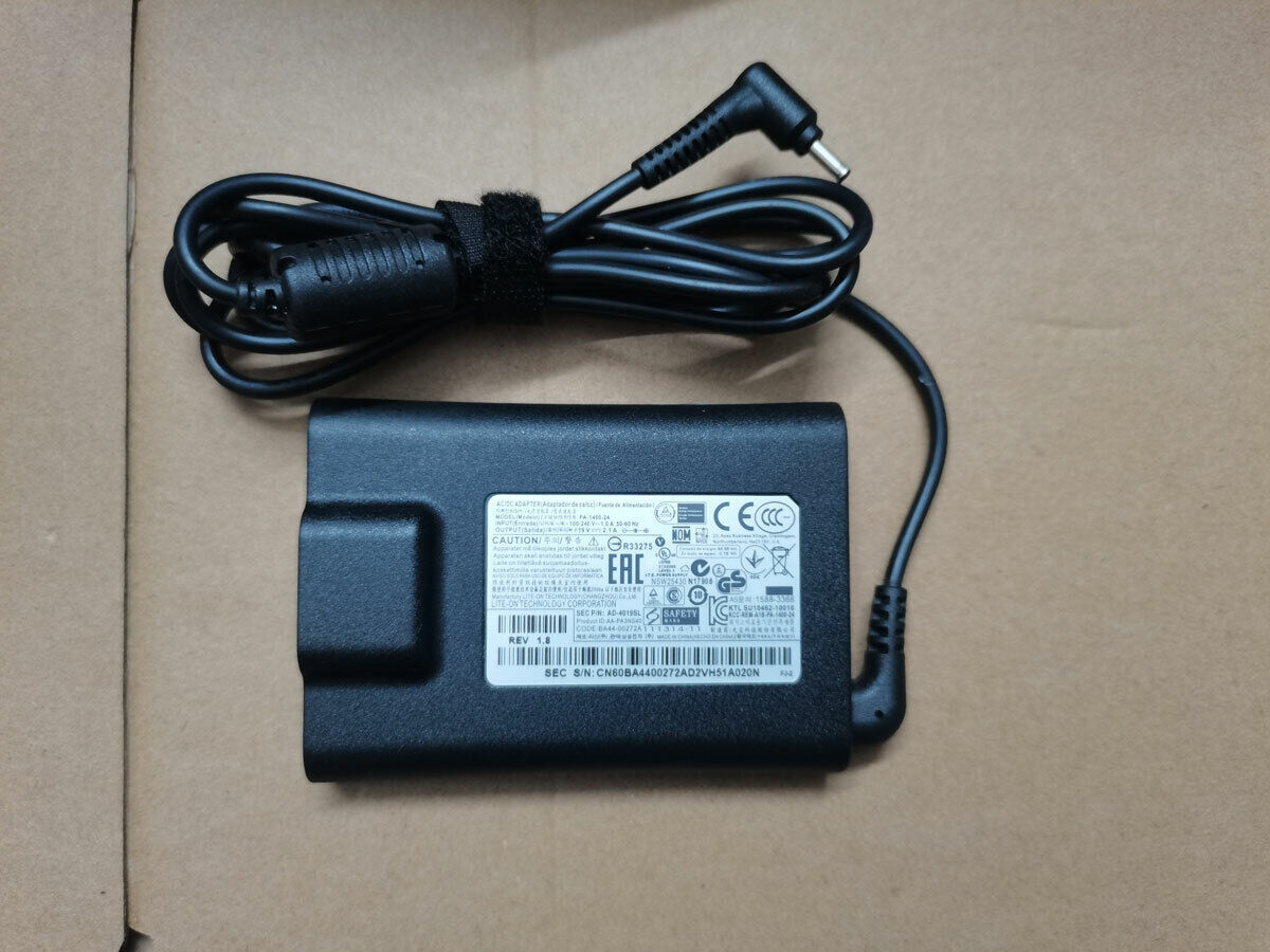 Genuine 19V 2.1A 40W PA-1400-24 For Samsung NP900X3C NP900X3C-A01IL Slim Adapter