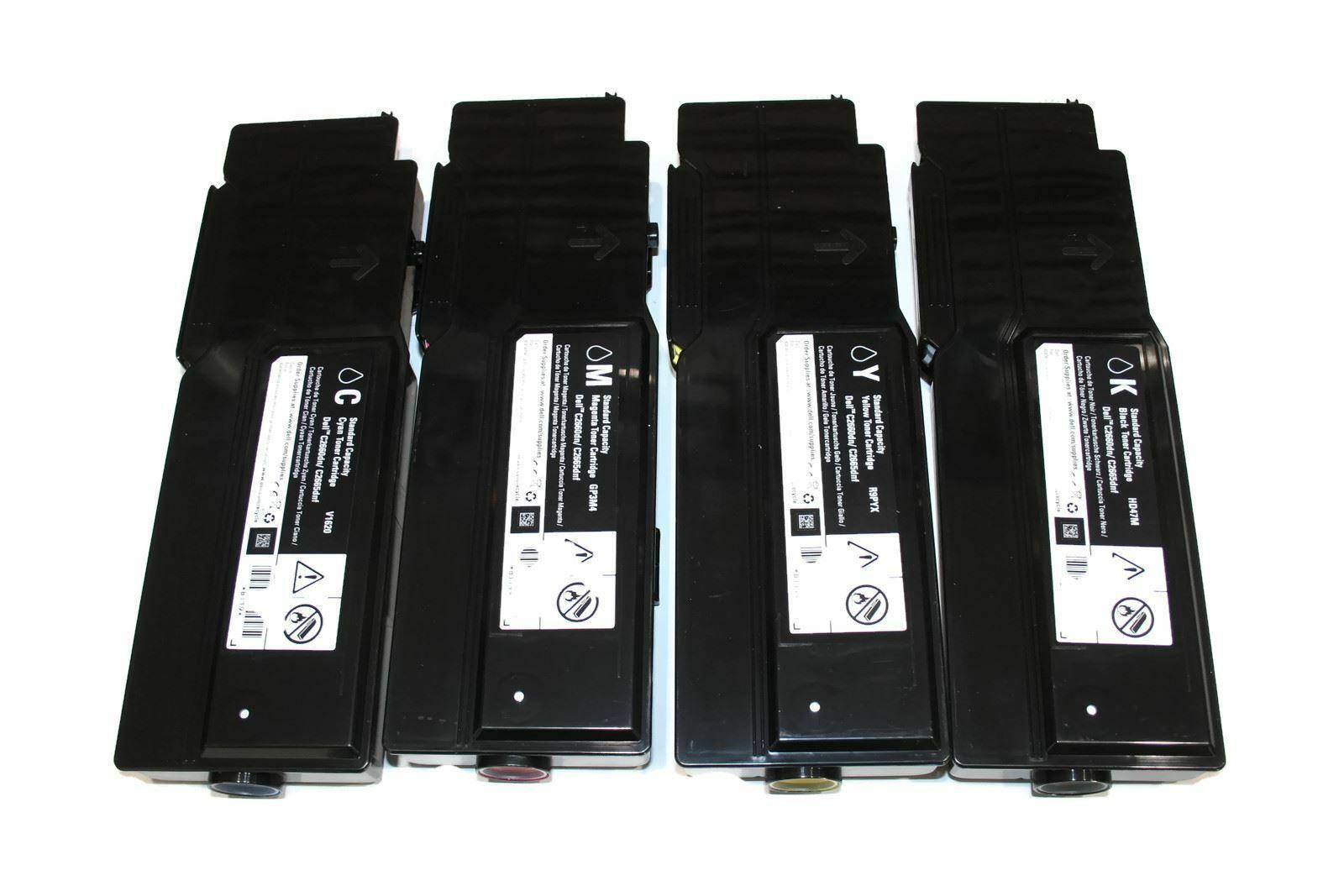 4 color Genuine Dell Toner Cartridges C2660dn C2665dnf  laser printer