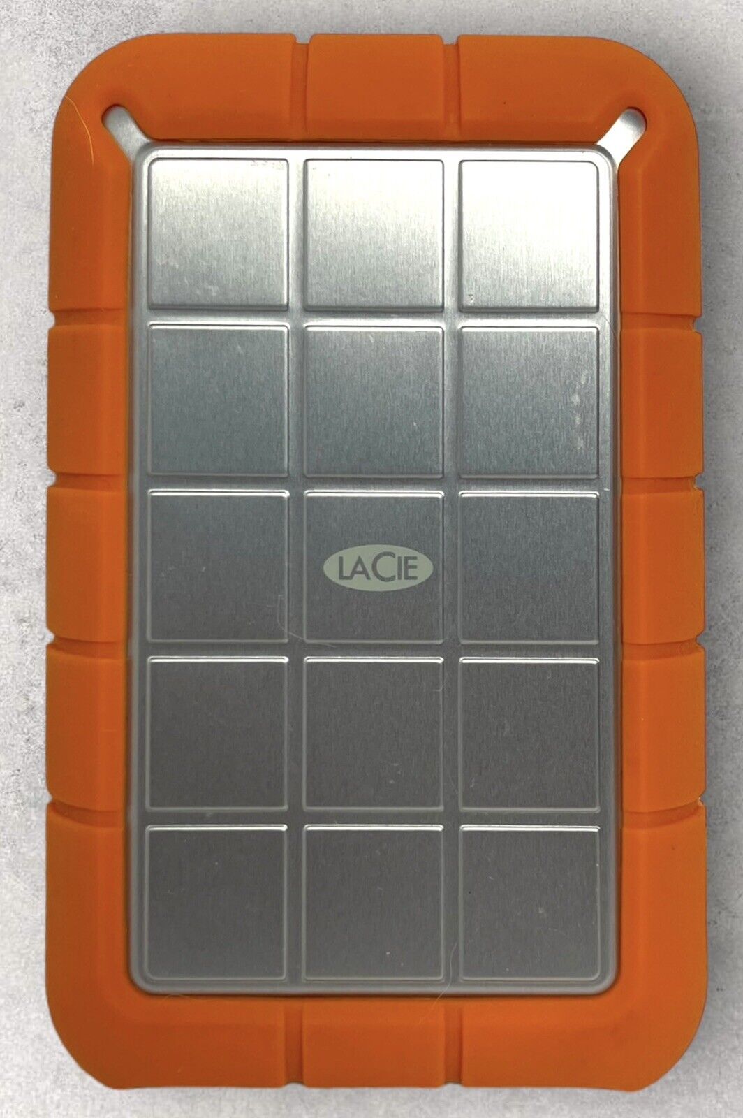 LACIE Rugged By Neil Poulton 500GB HDD Portable External Hard Drive (NO CABLES)