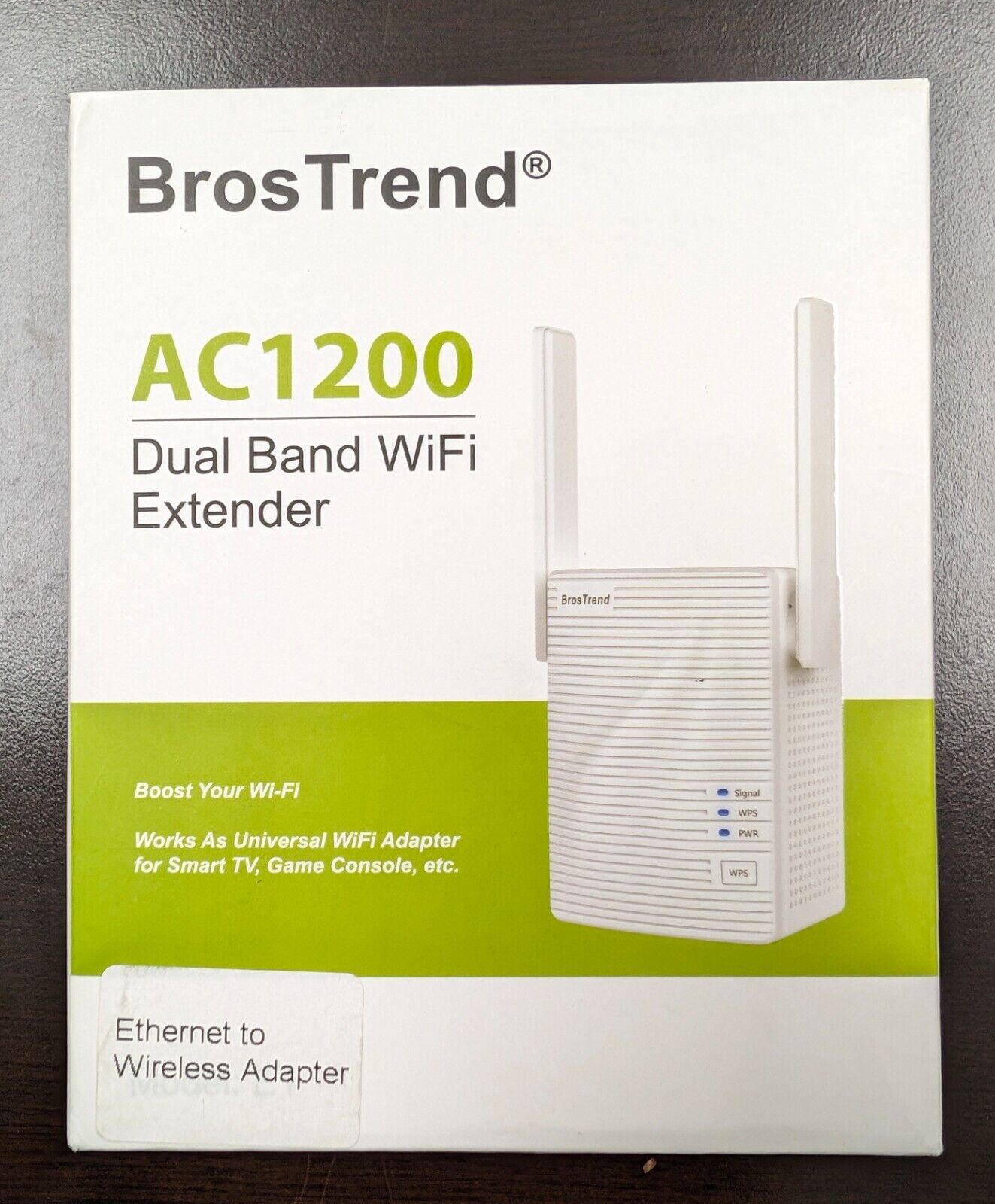 BrosTrend AC1200 Ethernet To Wi-Fi Adapter Model AC7 Range Extended Wifi
