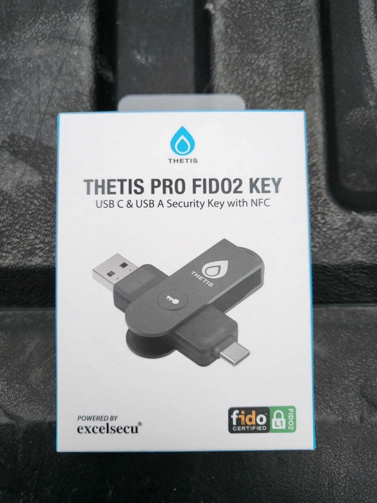 Fido PRO FIDO2 Security Key with Type C Adapter Two-Factor Authentication Extra