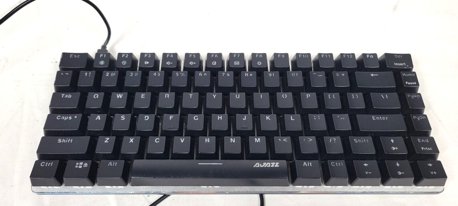 Geek Nacodex 82 Keys Ajazz AK33 RGB Mechanical Keyboard Black