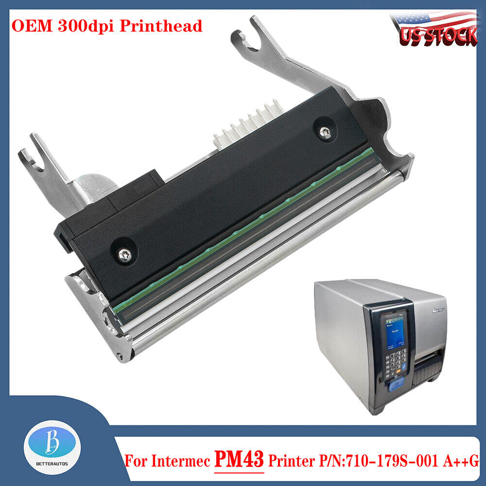 OEM 300dpi Printhead For Intermec PM43 Printer P/N:710-179S-001 A++G US STOCK
