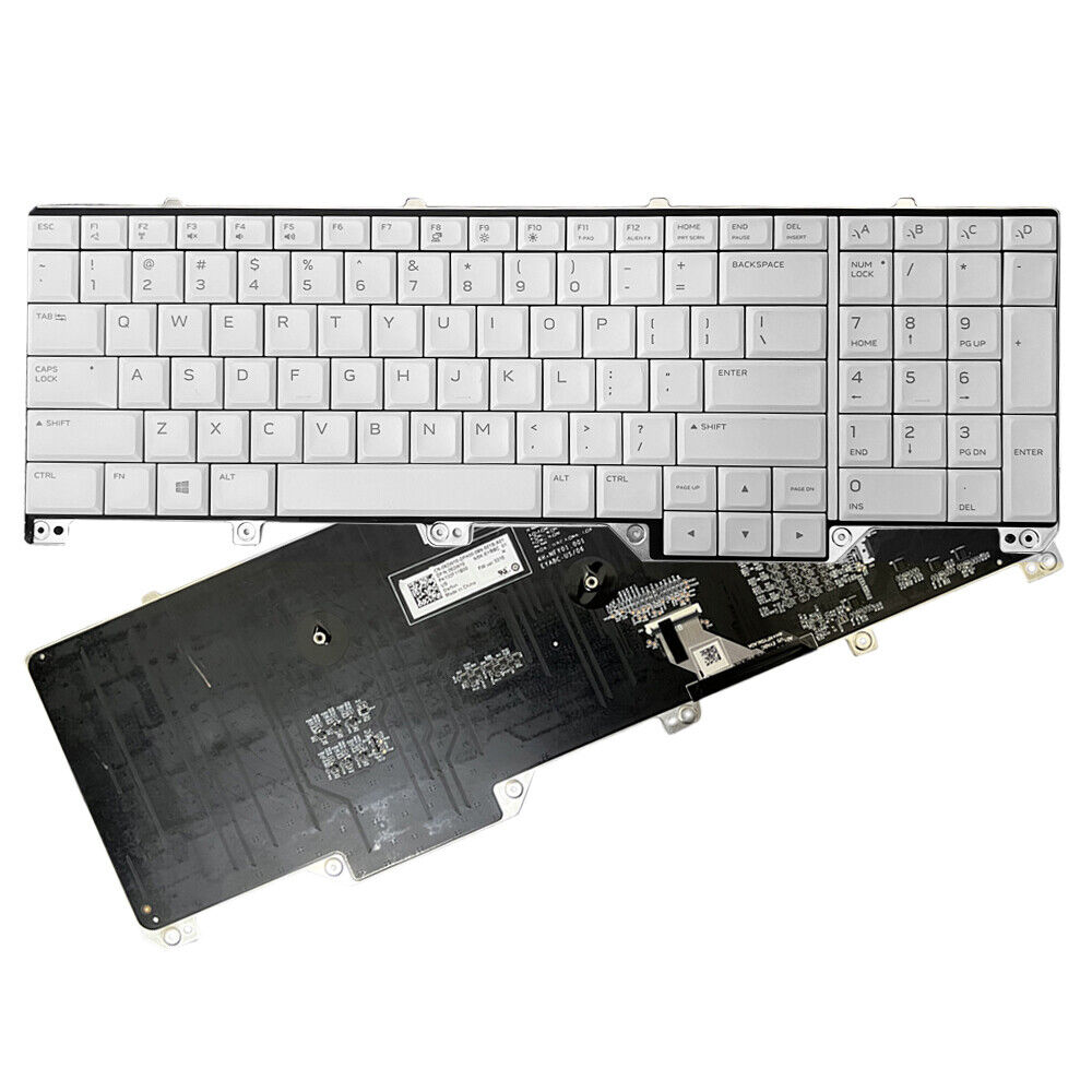 RGB Backlight Keyboard For DELL Alienware 17 R5 51M 062W10 62W10 US NSK-EYBBC 