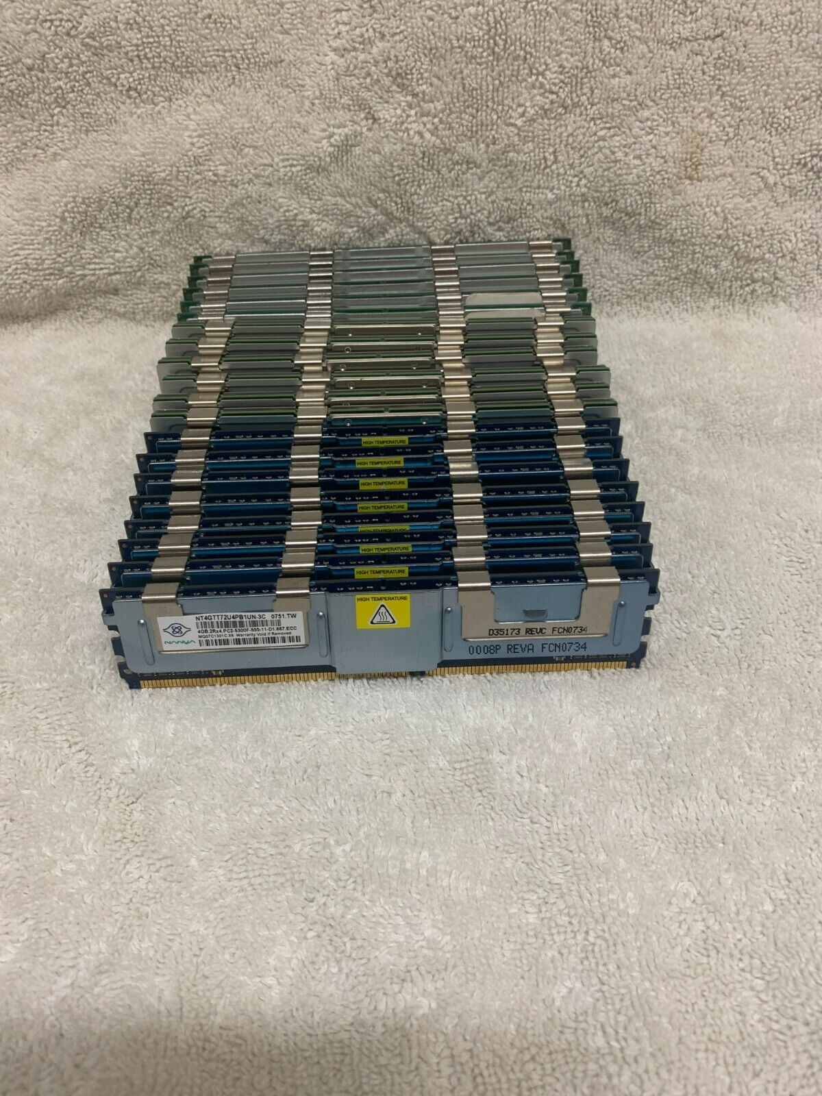 Lot of 20 Samsung/Nanya/Hynix 4GB PC2-5300F Shielded RAM