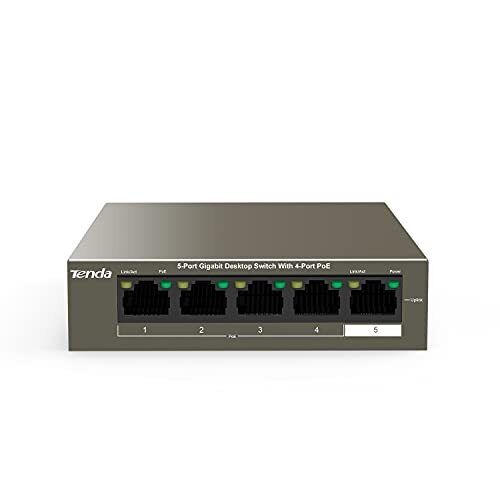 5 Port Gigabit PoE Switch Compatible with IEEE 802.3af/at Devices, TEG1105P