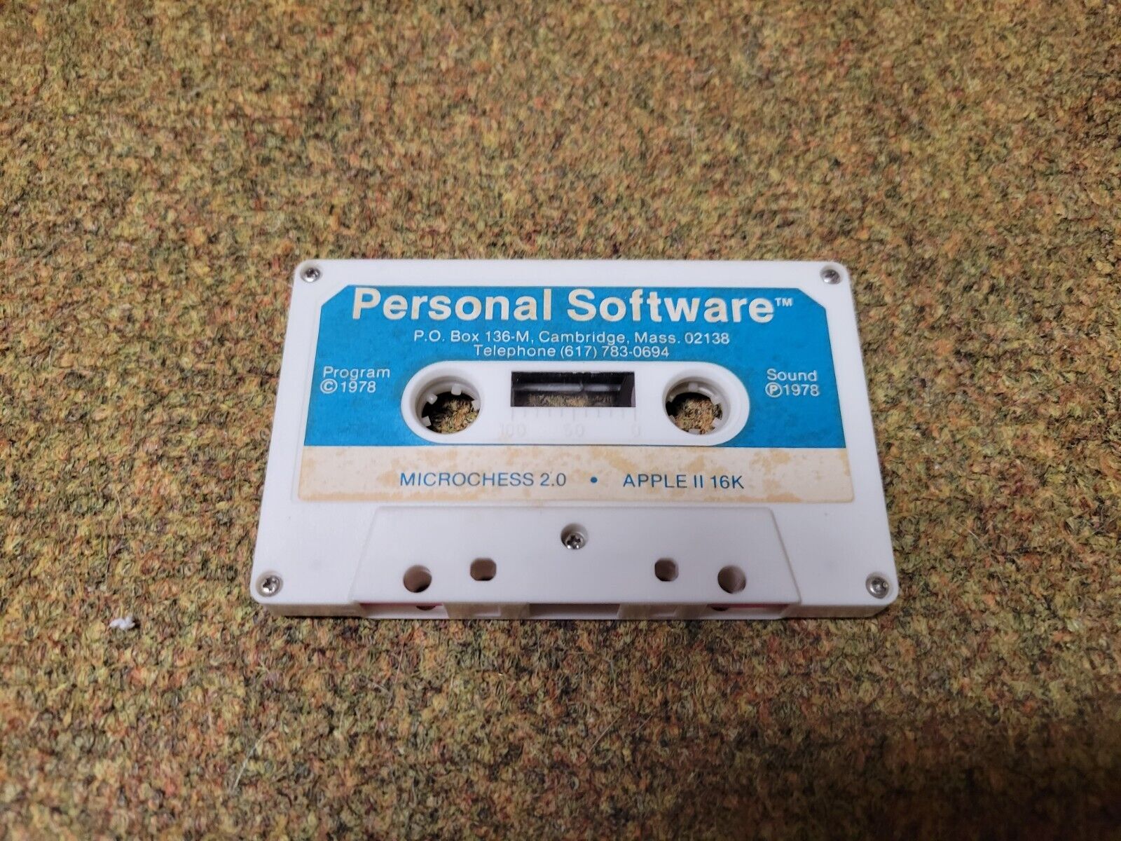 Apple Microchess 2.0 1978 Personal Software Cassette