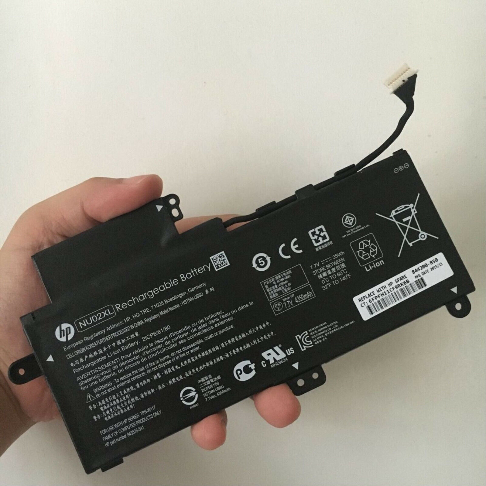 Genuine NU02XL Battery For HP Pavillion X360 M1 M1-U001DX HSTNN-UB6U TPN-W117