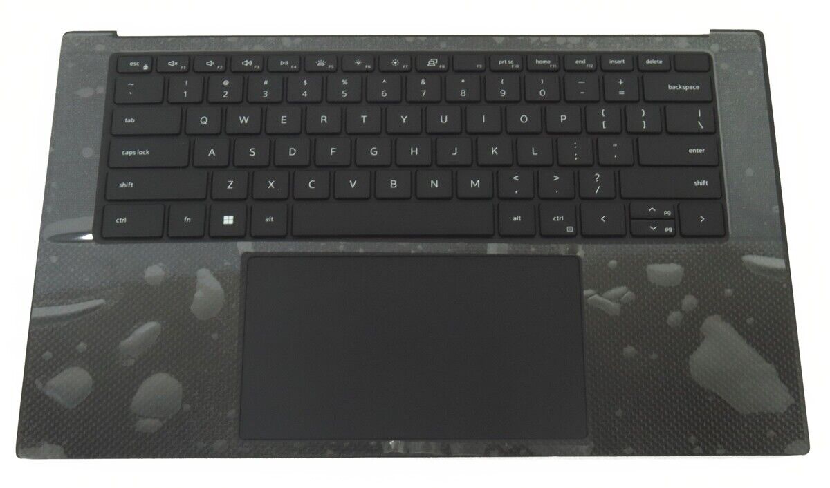 NEW Dell 6JV4G XPS 15 9500 Palmrest, Backlit US Keyboard, Touchpad Assembly