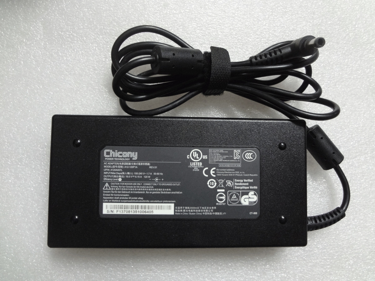 Original Chicony 19.5V 6.15A A12-120P1A for MSI CX61 MS-16GB Laptop 120W Adapter