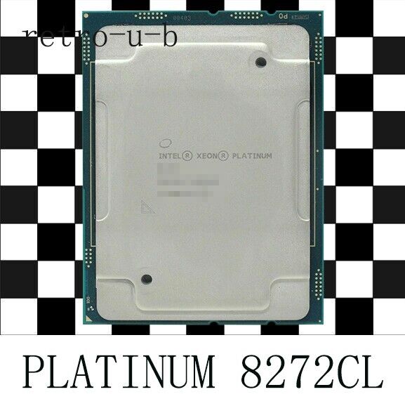 Intel Xeon Platinum 8272CL SRF89 26Cores 195W 2.6GHz LGA3647 CPU Processors