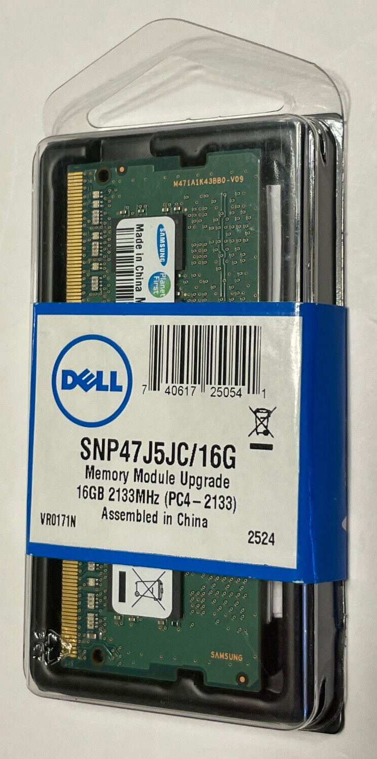 New Factory Sealed Dell 16GB SO-DIMM DDR4 2133MHz PC4-2133 SNP47J5JC