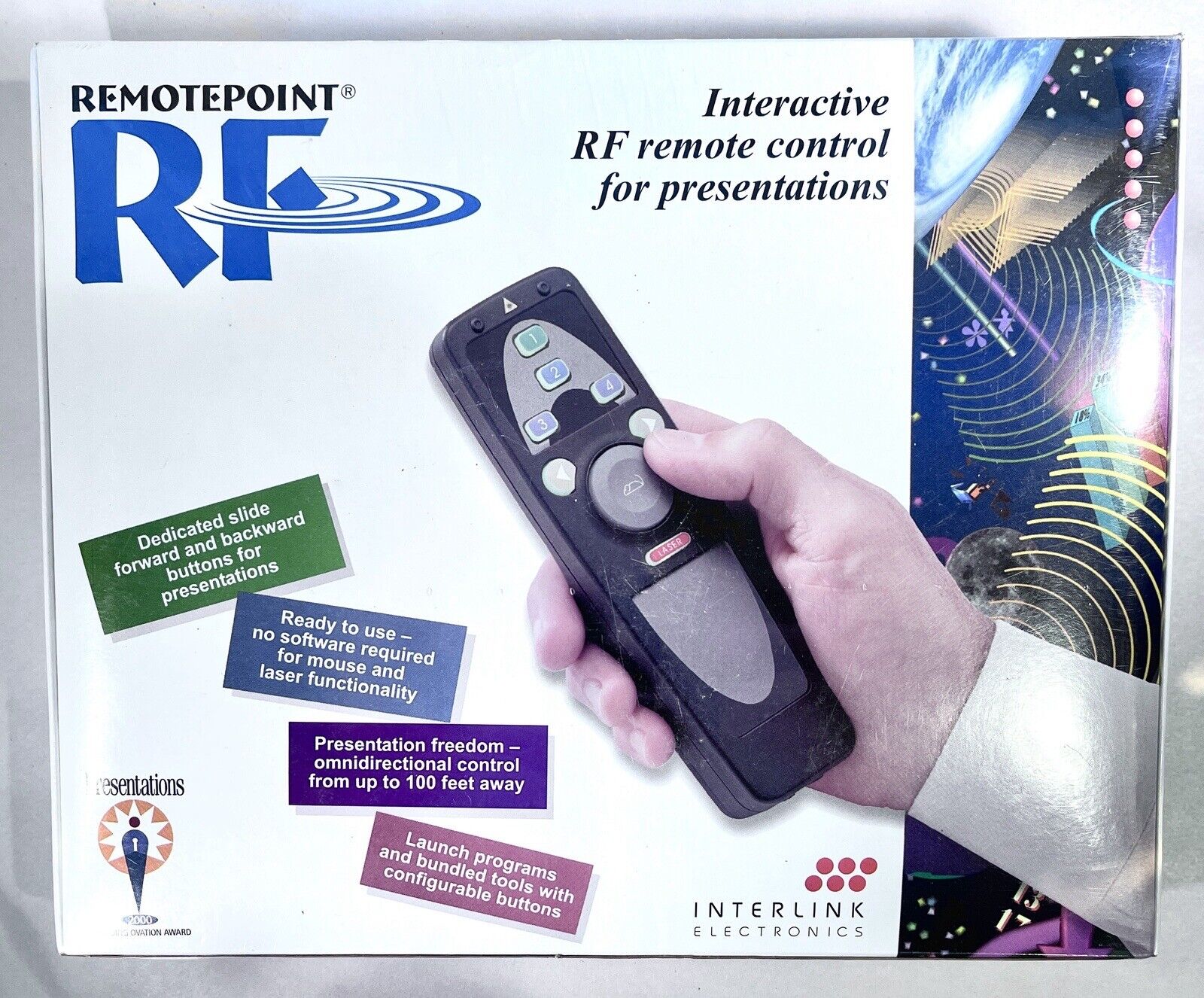 Presentation Remote Control Interactive RemotePoint RF VP4810 Brand New Sealed