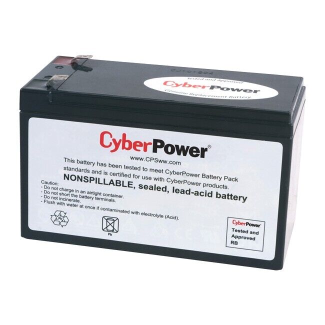 CyberPower RB1280A UPS Replacement Battery Cartridge - 8Ah - 12V DC