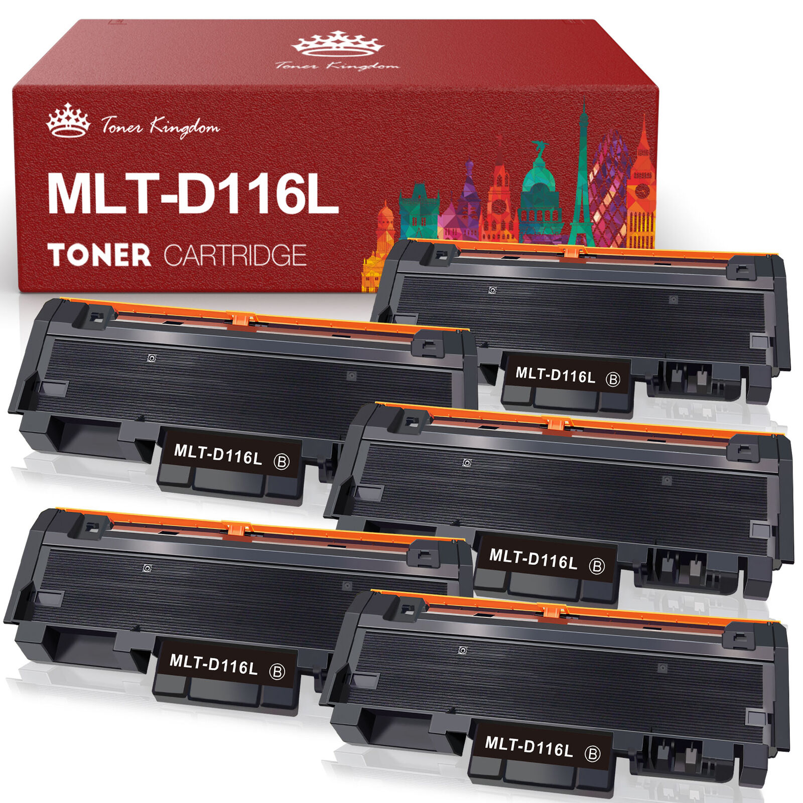 5x MLT-D116L Toner Compatible For Samsung 116L Xpress M2625D M2825DW M2825FD lot
