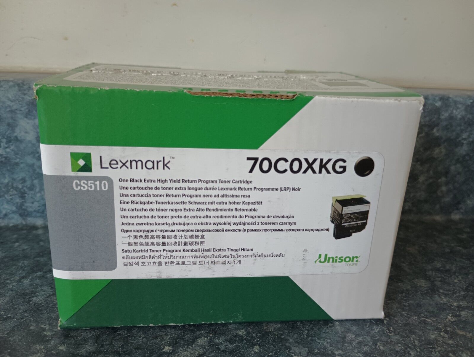 LEXMARK 70C0XKG Extra High yield Black Toner Cartridge 700XKG    SEALED