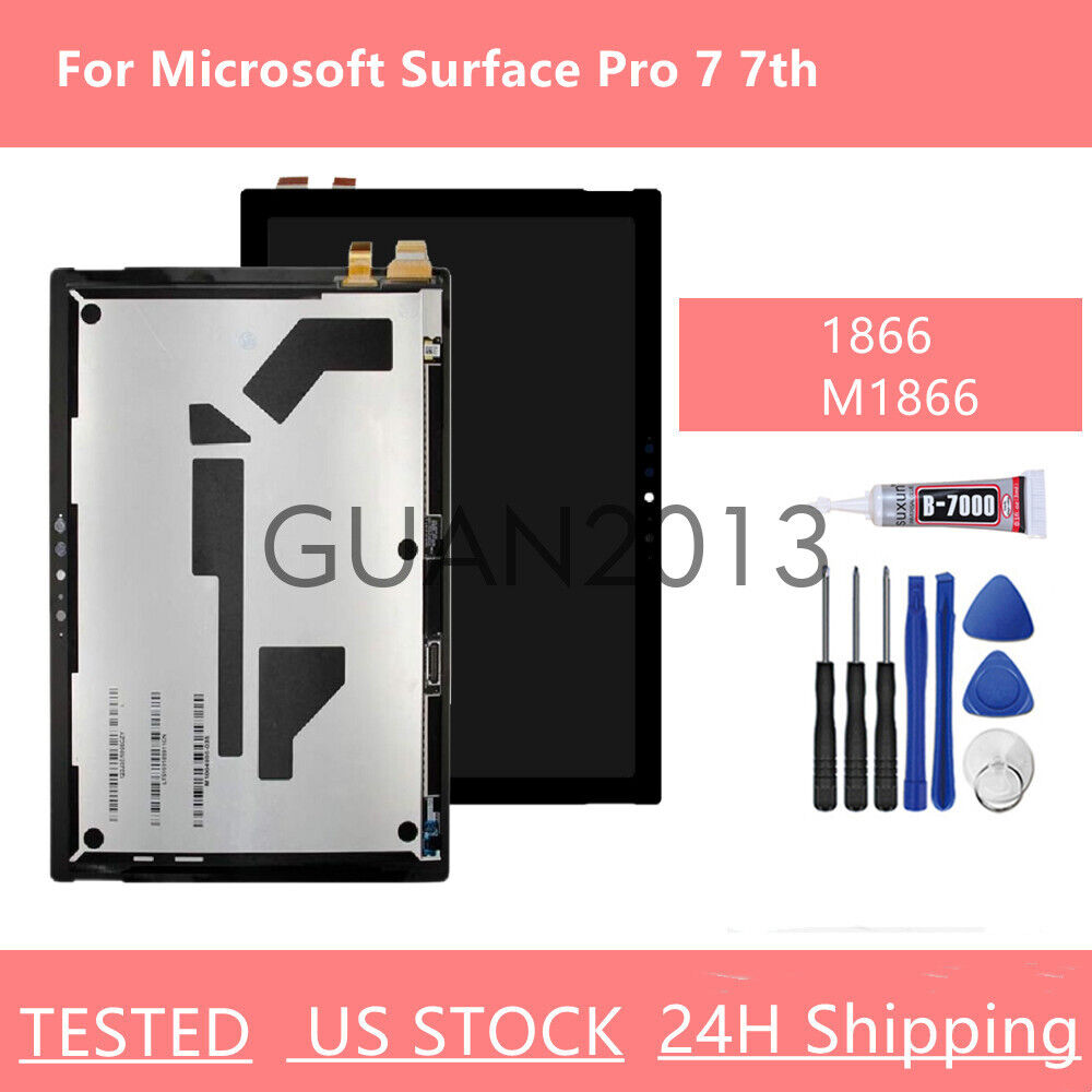 WOW For Microsoft Surface Pro 7 7th 1866 LCD Touch Screen Digitizer Assembly