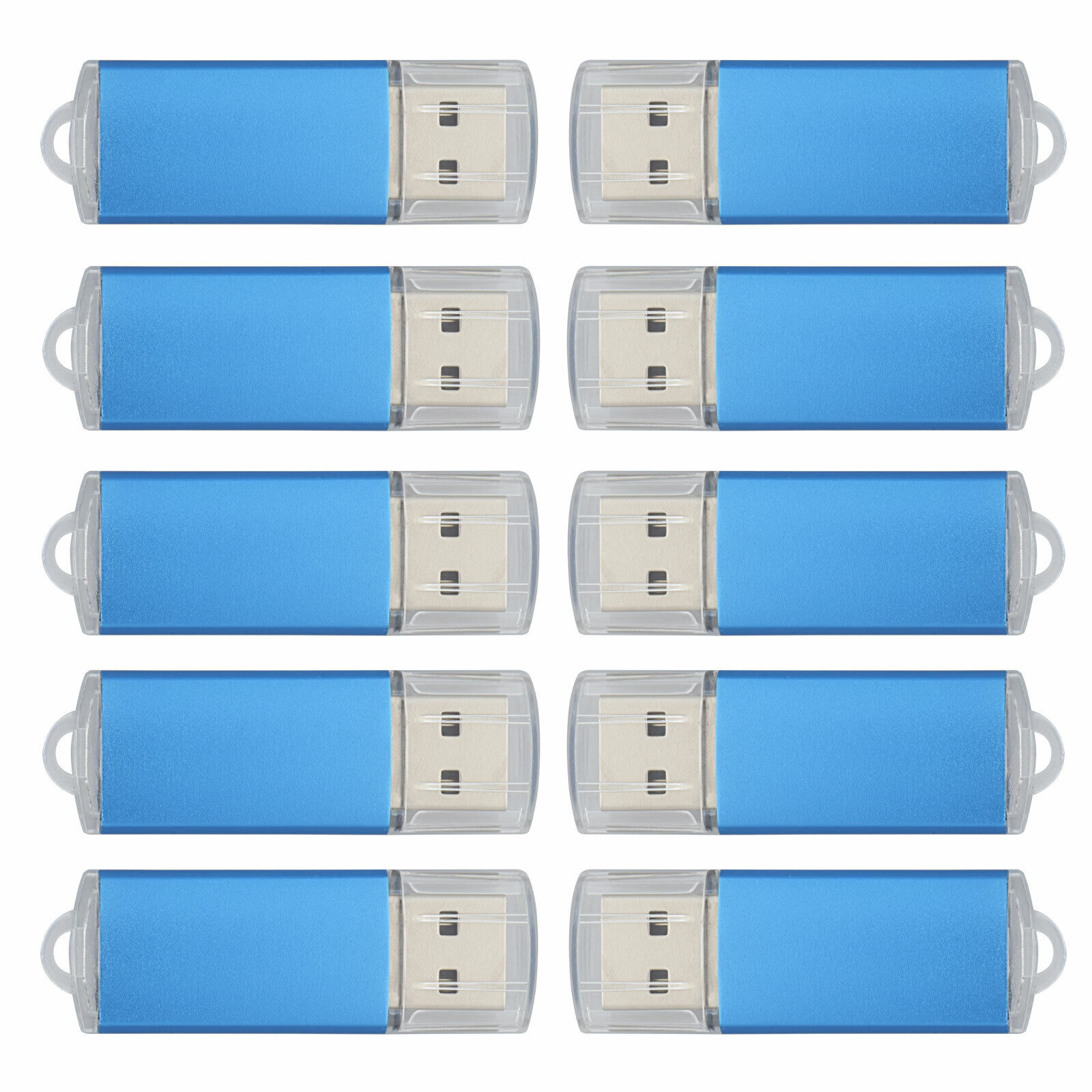 Kootion 10Pack 1g 2g 4g 8g 16g 32g 64g USB 2.0 Flash Drives Memory Thumb Sticks 