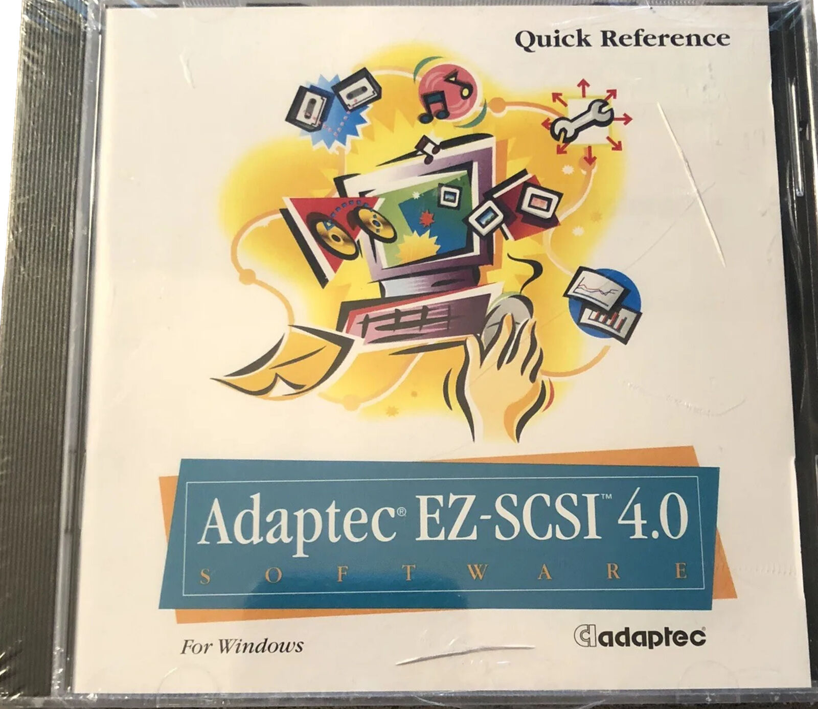 SEALED ADAPTEC EZ-SCSI 4.0 Software for Windows on CD From 1995
