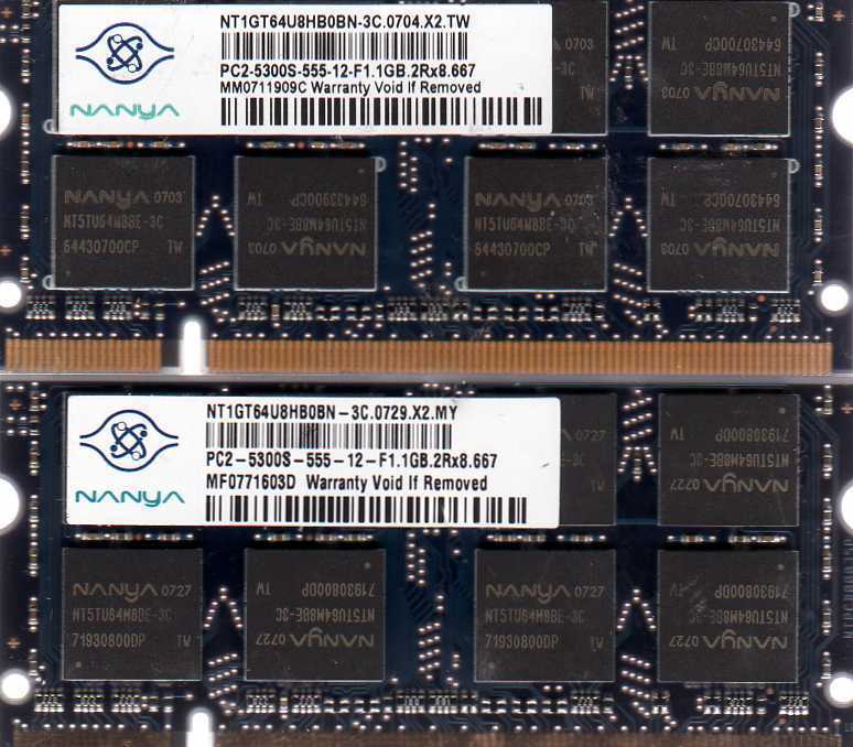 2GB 2x 1GB Kit Toshiba Satellite A135-S4677 A135-S4727 A135-S4827 DDR2 Memory