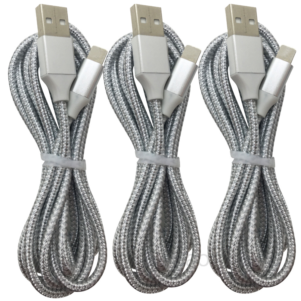 3/6x Braided USB Charger Cable Cord For iPhone 14 13 12 11 7 8 6 XR XS Data Fast