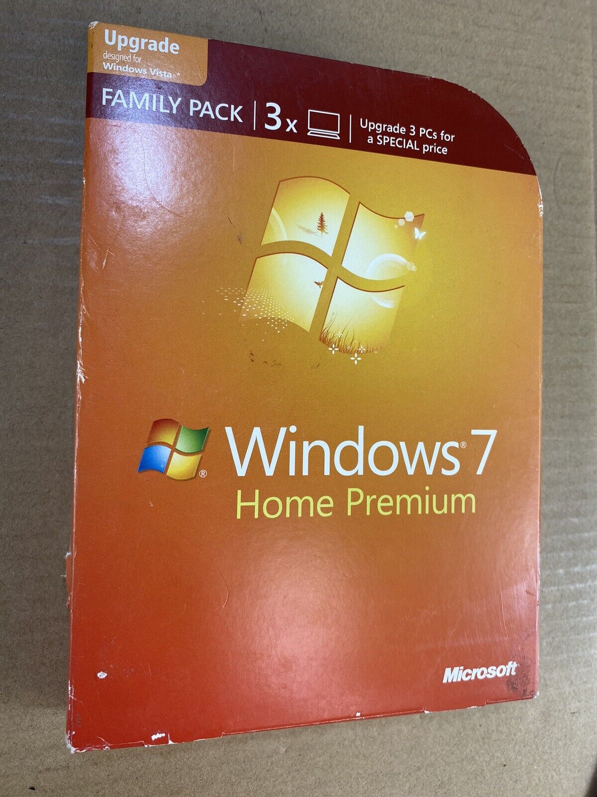 Genuine Microsoft  Windows 7 Home Premium Family Pack 64-Bit Retail Product Key