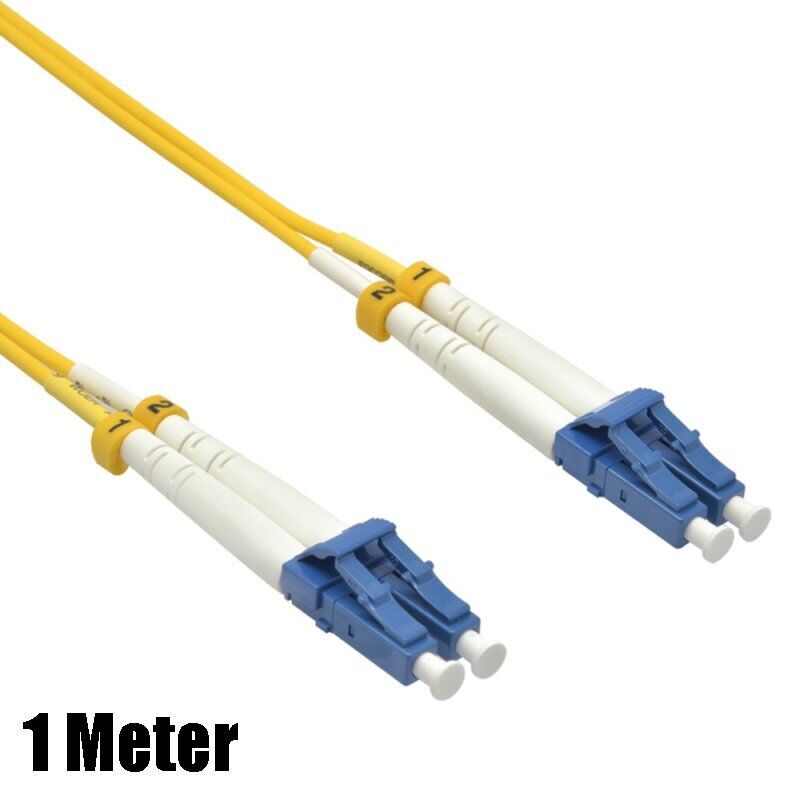 1M-50M LC UPC to LC UPC Duplex Single Mode 9/125 Fiber Optic 2.0mm Patch Cable
