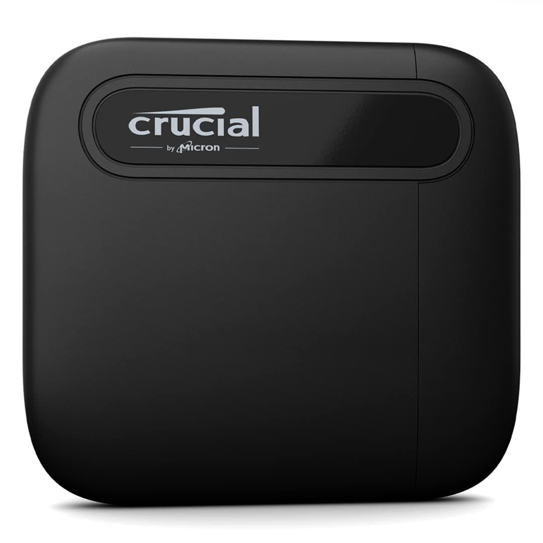 Crucial X6 500GB Portable SSD - Up to 540MB/s - PC and Mac - USB 3.2 USB-C Exter