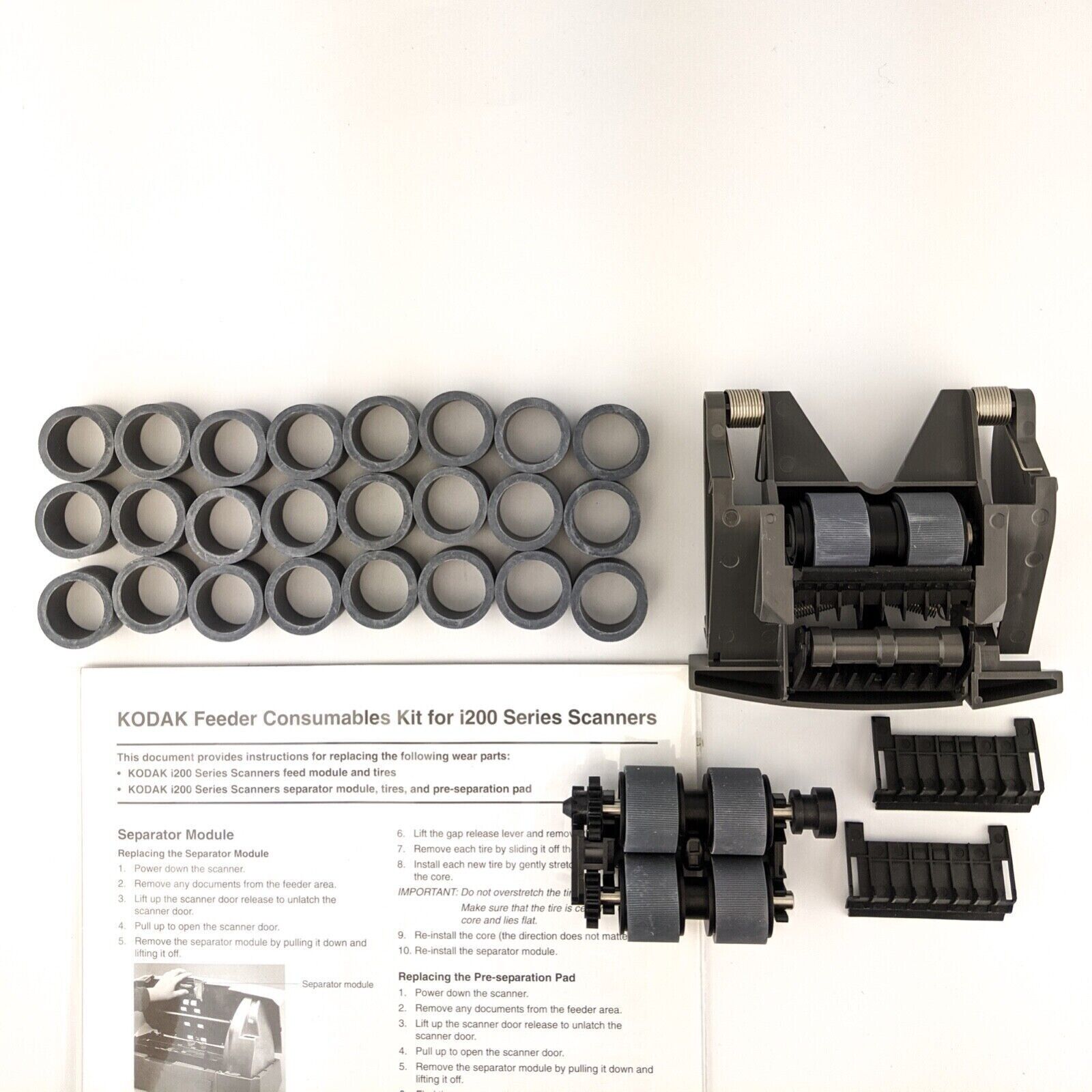 Kodak Feeder Consumables Kit for i100 / i200 / i1400 Series Scanners	Brand new