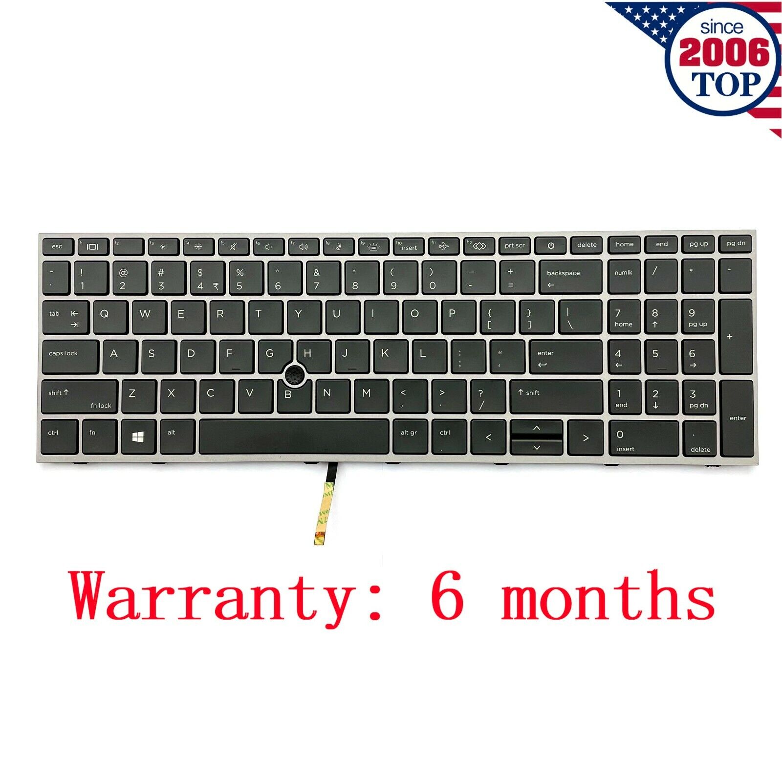 Genuine US Keyboard backlit for HP ZBOOK fury 15 G7 M17094-D61