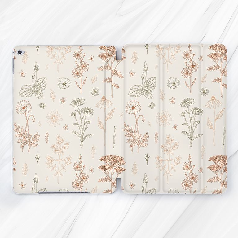 Wildflowers Aesthetic Nature Case For iPad 10.2 Air 3 4 5 Pro 9.7 11 12.9 Mini