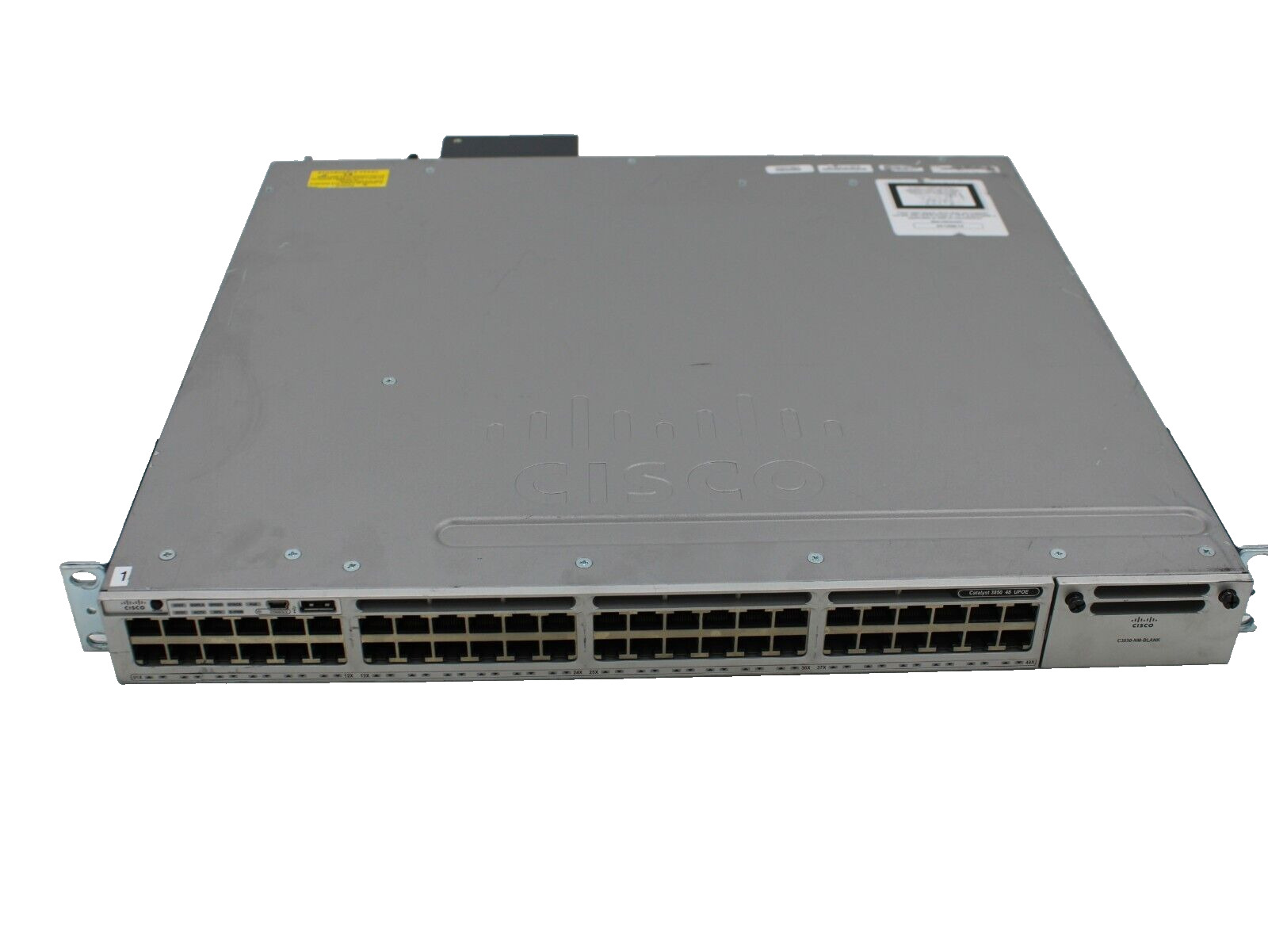 Cisco Catalyst WS-C3850-48U-E 48-Port Gigabit UPoE Switch w/ C3850-NM-4-1G