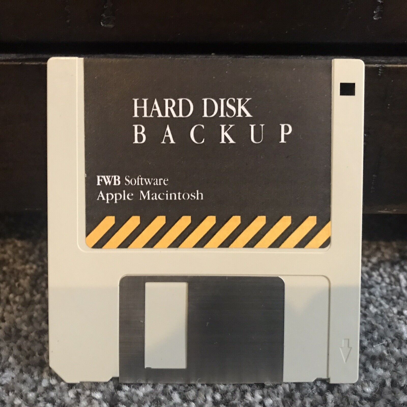 Vintage- Hard Disk Backup - FWB Software - Apple Macintosh Mac Disk - 1986