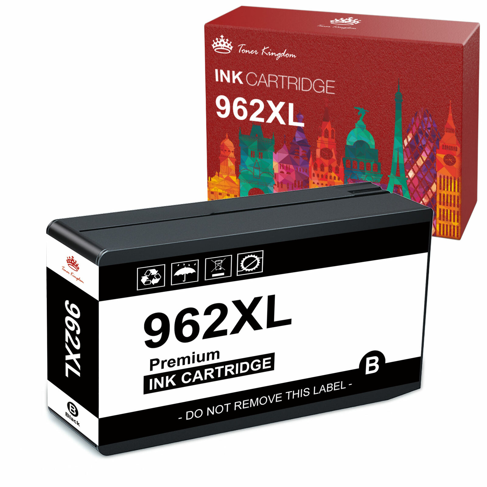 Reman 962XL Black Color for HP Officejet Pro 9010 9015 9018 9020 9025 9016 lot