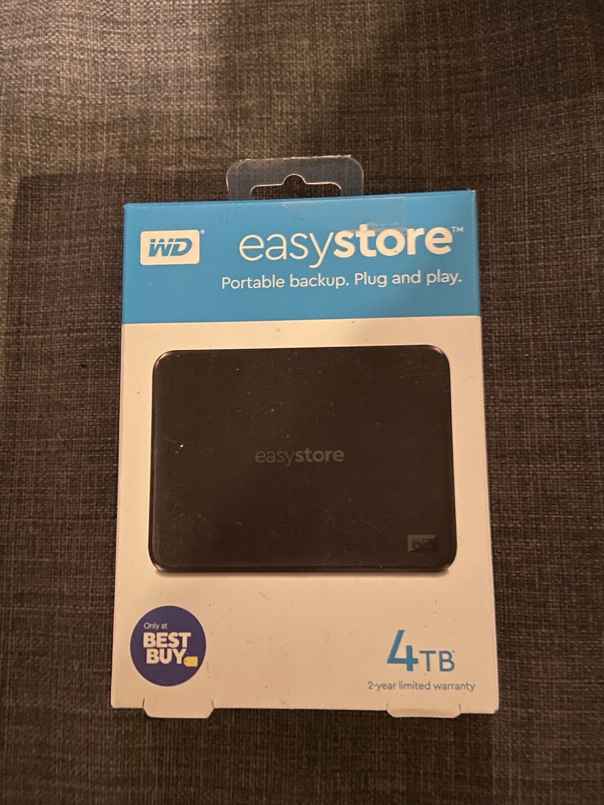 Western Digital easystore 4TB External USB 3.0 Portable Hard Drive - Black
