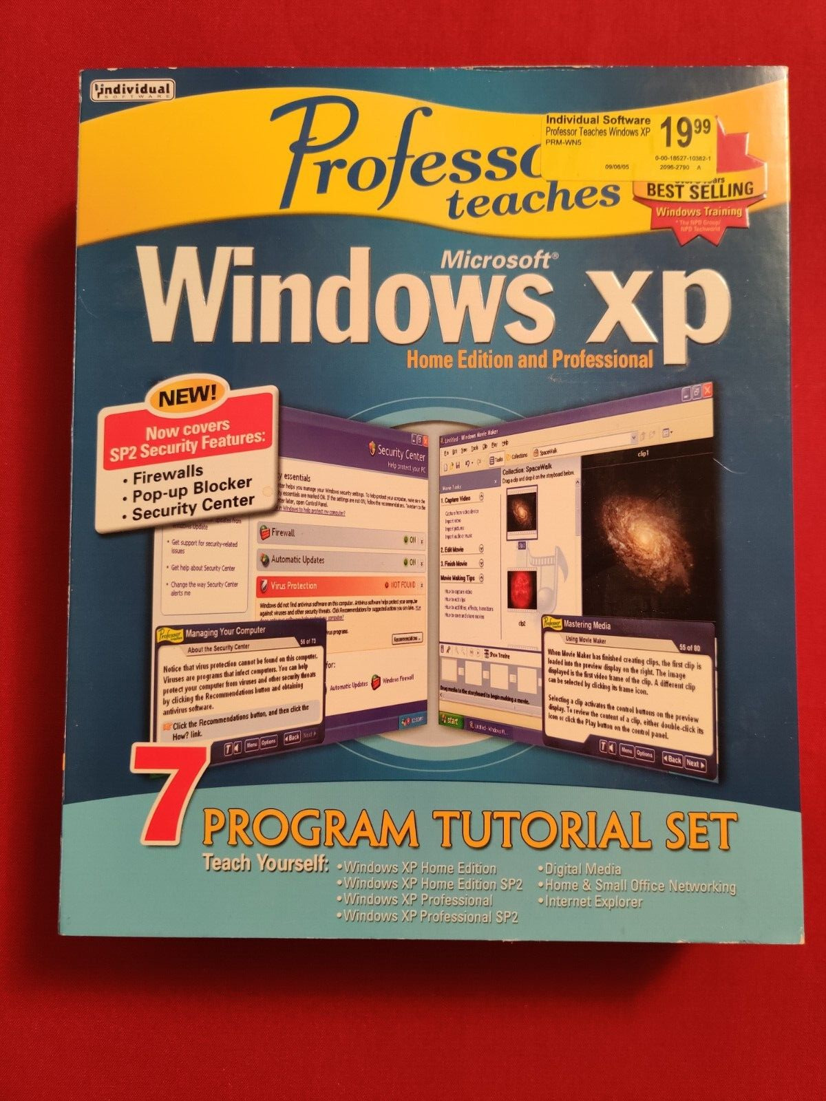 “Professor Teaches” Microsoft Office XP 7 Program Interactive Tutorial Set-NEW