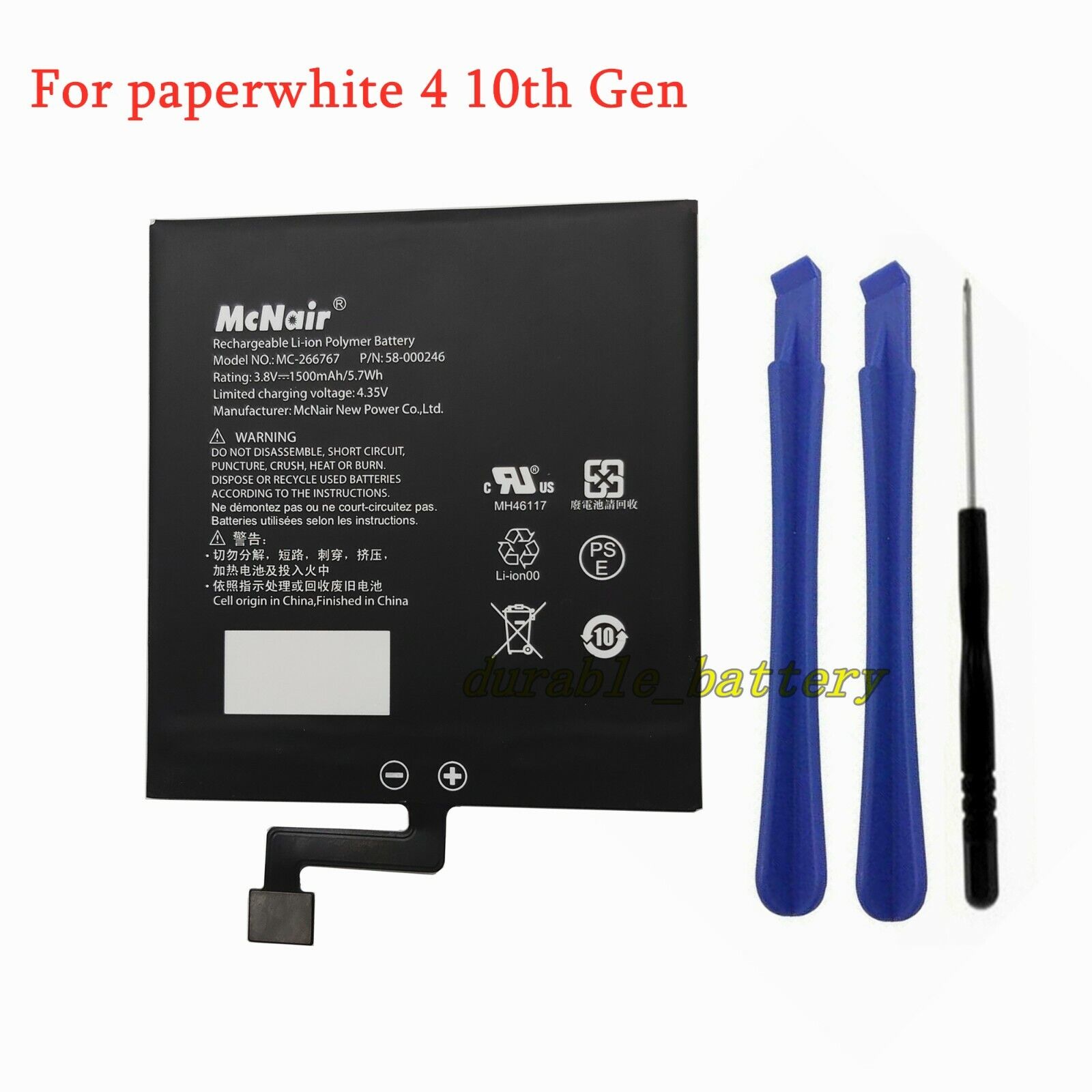 OEM Battery For Amazon Kindle PaperWhite 10th Gen PQ94WIF 58-000246 MC-266767