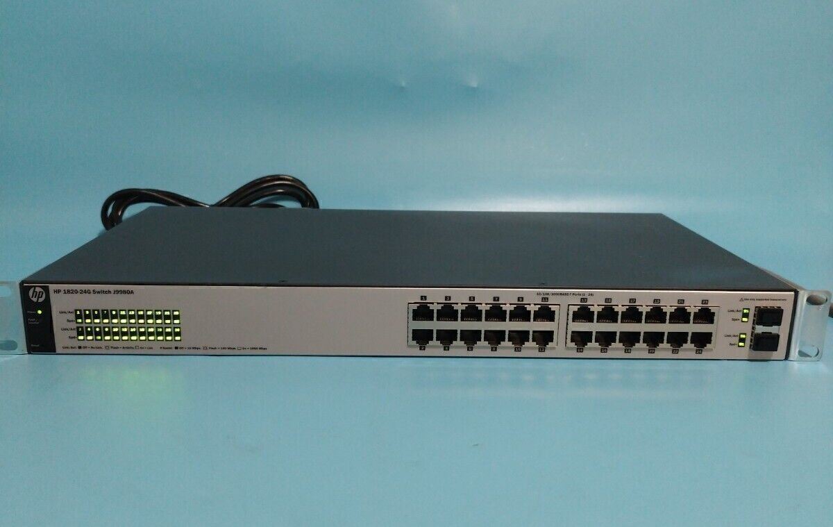 HP OfficeConnect 1820-24G  24-port Gigabit Ethernet Switch (J9980A)