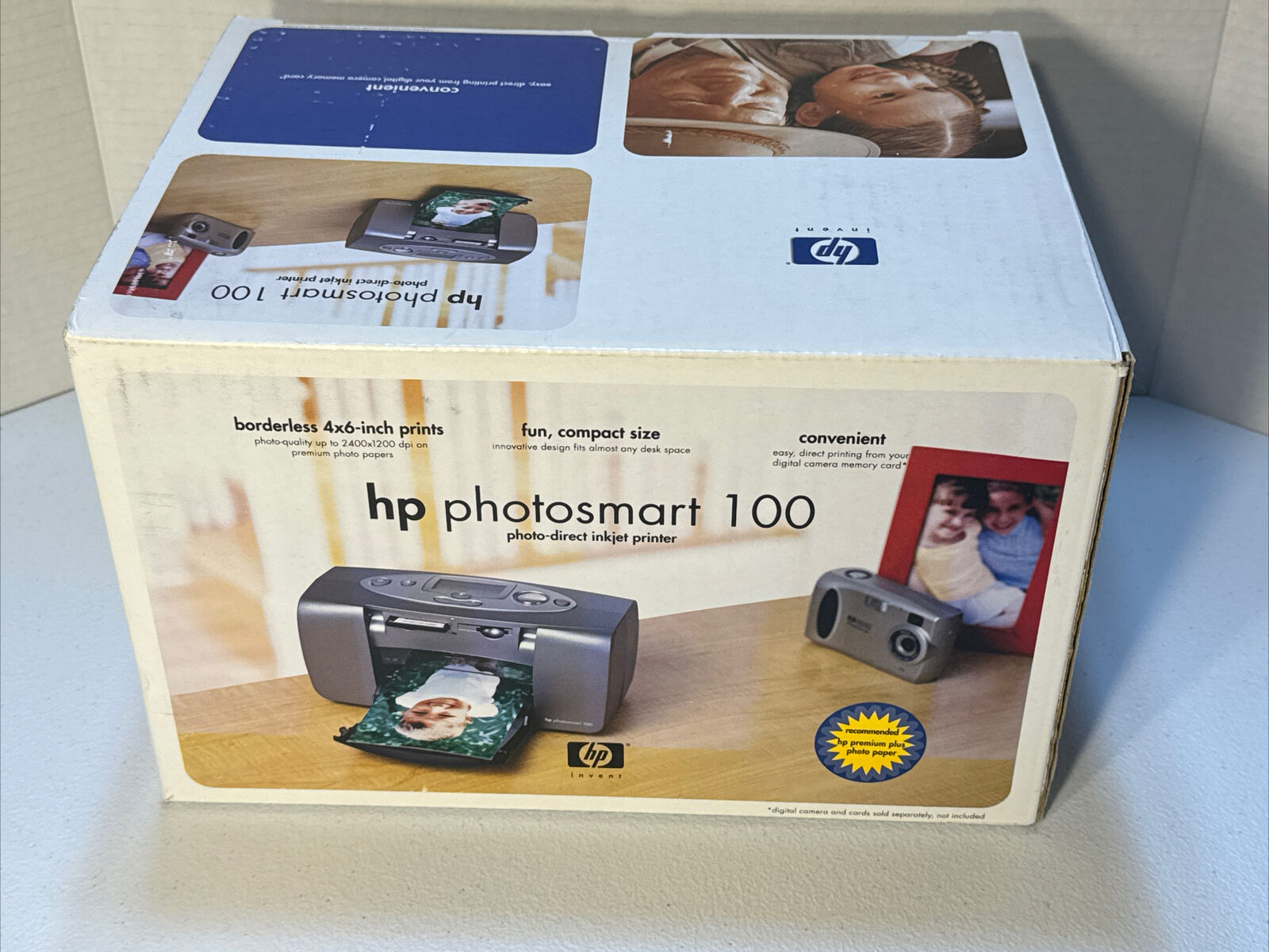 HP Photosmart 100 Photo Direct Inkjet Printer C8441A. NEW in SEALED BOX