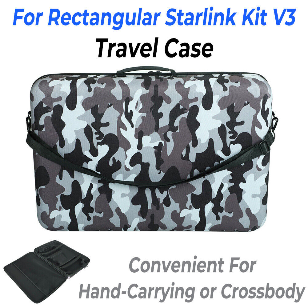 For Starlink Travel Case Rectangular Starlink Kit V3 Gen 3 Hard Shell Case Bag