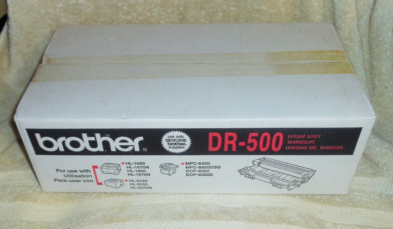 Genuine OEM Brother DR-500 Drum Unit For Use with Brother TN-560